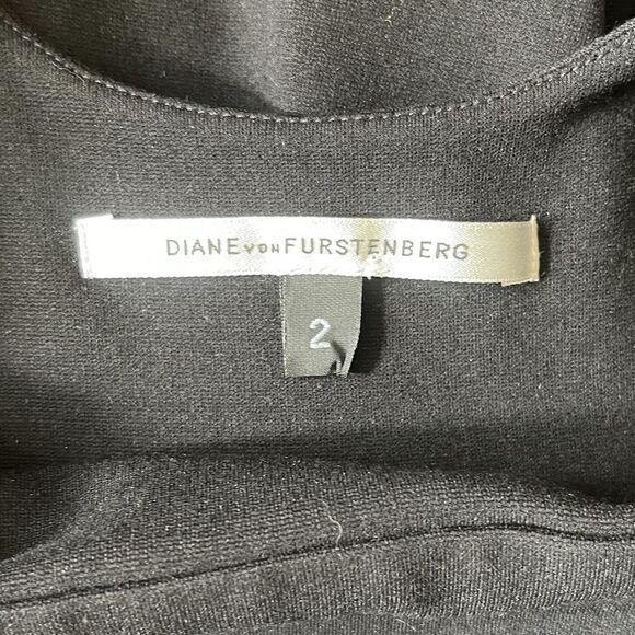 Diane von Furstenberg Little Black Dress Size 2 - Picture 15 of 16